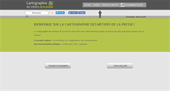 Desktop Screenshot of cartographie.metiers-presse.org