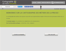 Tablet Screenshot of cartographie.metiers-presse.org